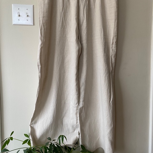 Hi! I'm Ivory Wide Leg Pants! - Picture 3 of 3